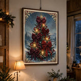 Velvet Bow Tree poster in a home office