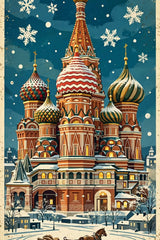 Snowy St. Basil's at Christmas promo video