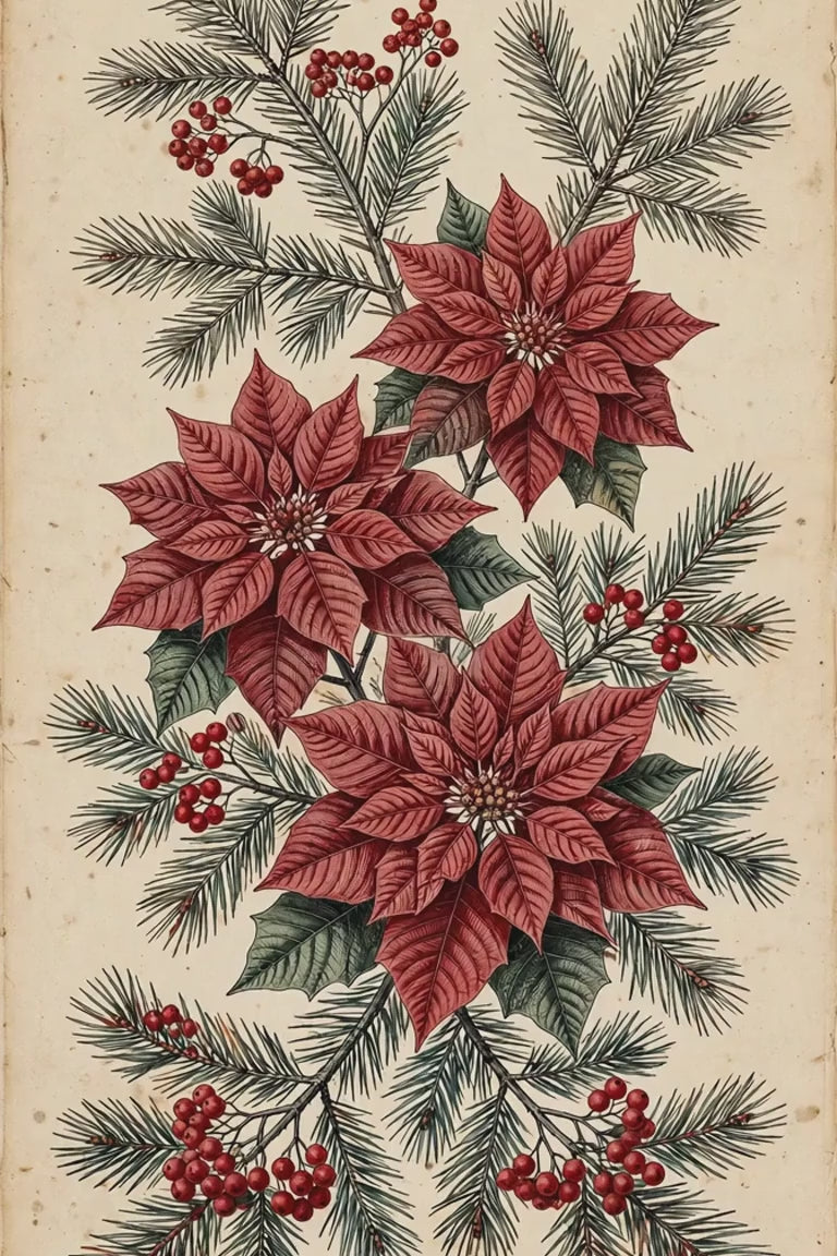 Poinsettia & Pine Botanical promo video