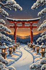 Snowy Kyoto Temple promo video