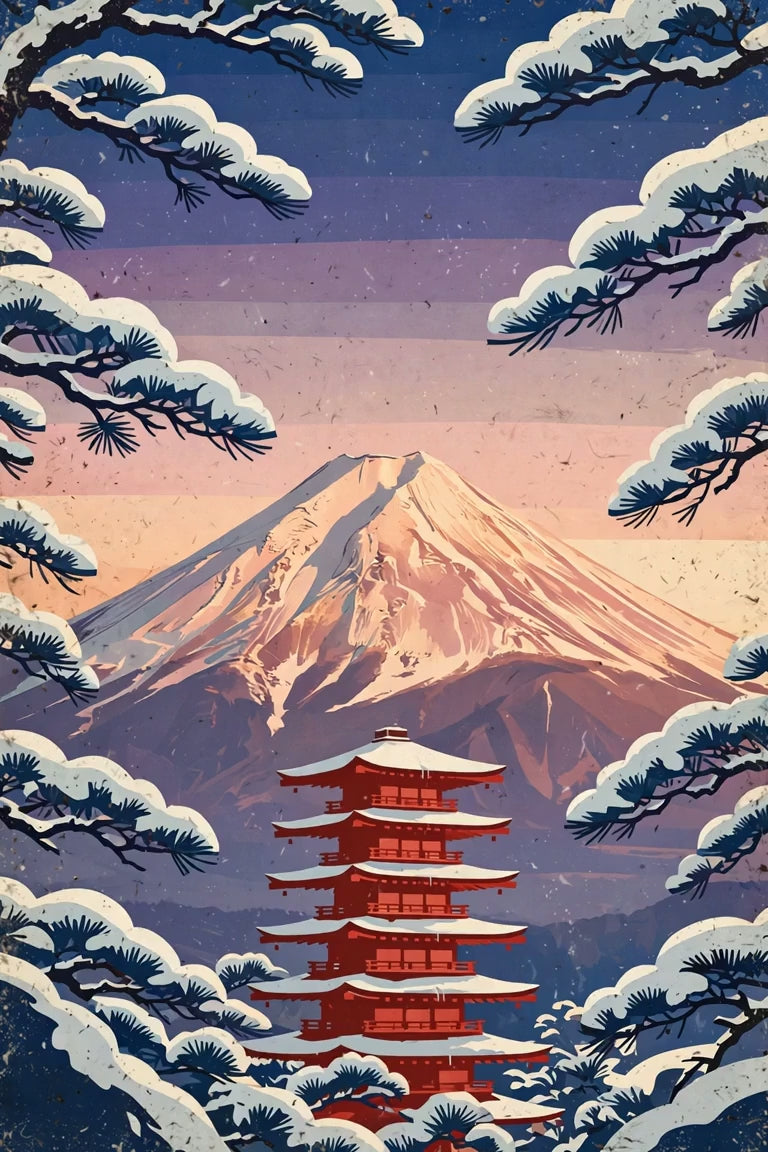 Snowy Mt. Fuji at Dawn promo video
