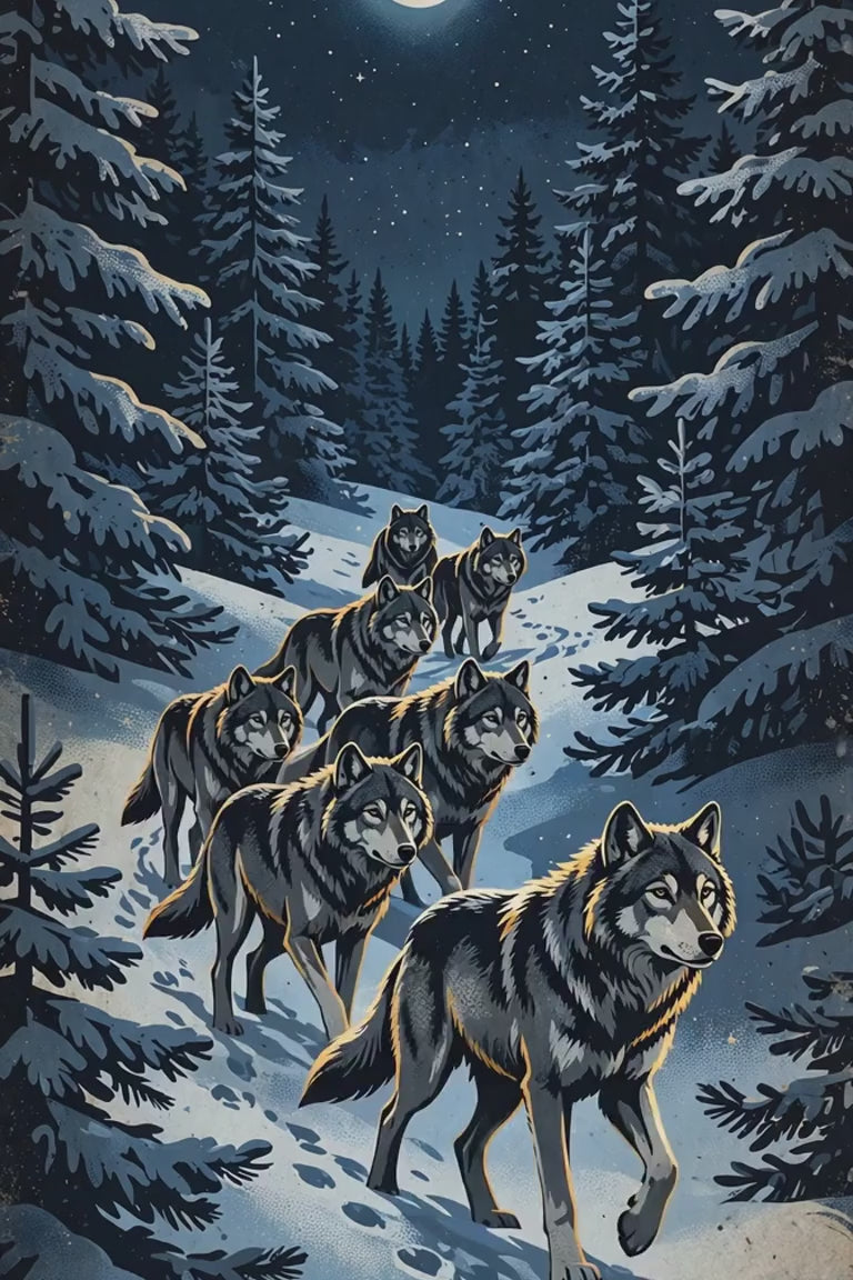 Winter Wolves at Moonrise promo video
