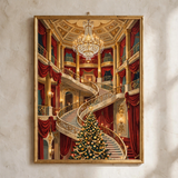 Close-up detail of the Opera House Christmas Gala poster