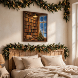 The Winter Bookshop poster in bedroom